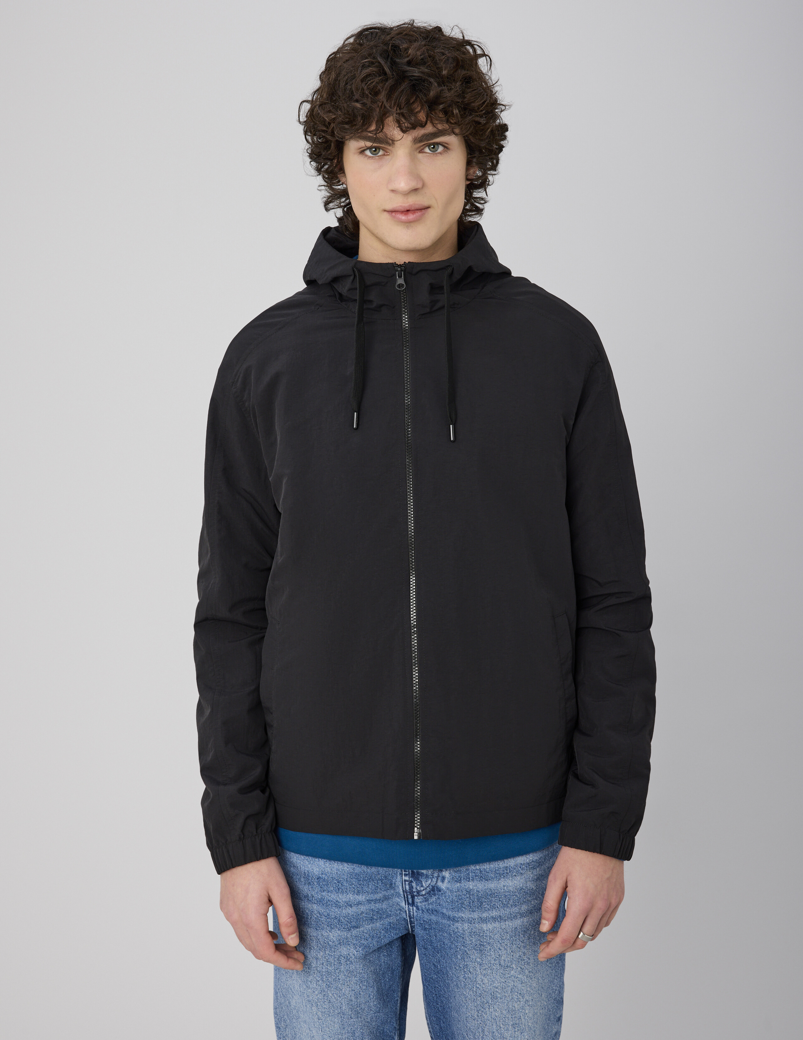 Blouson coup vent à capuche, BZB