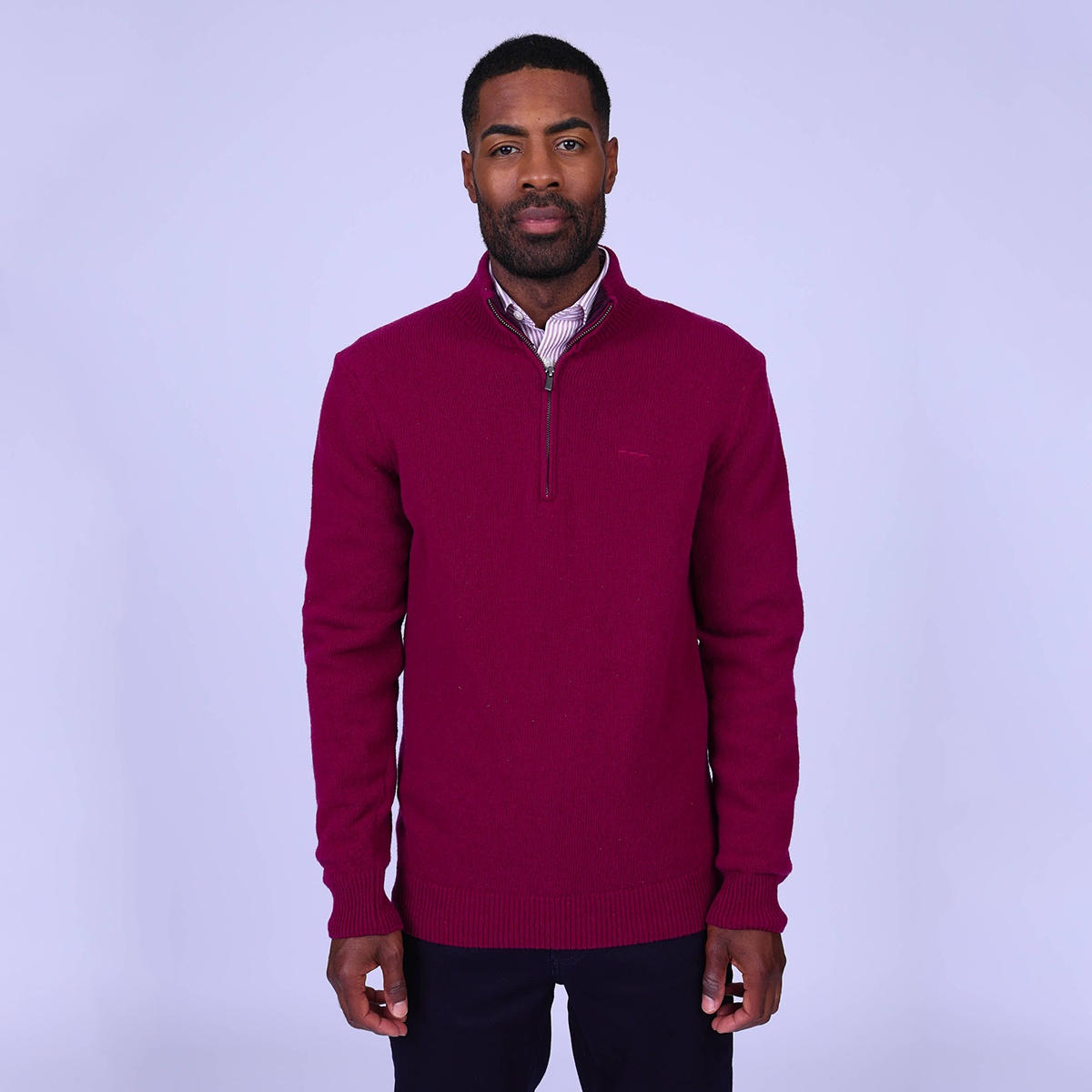Pull col camionneur Heland, MISE AU GREEN