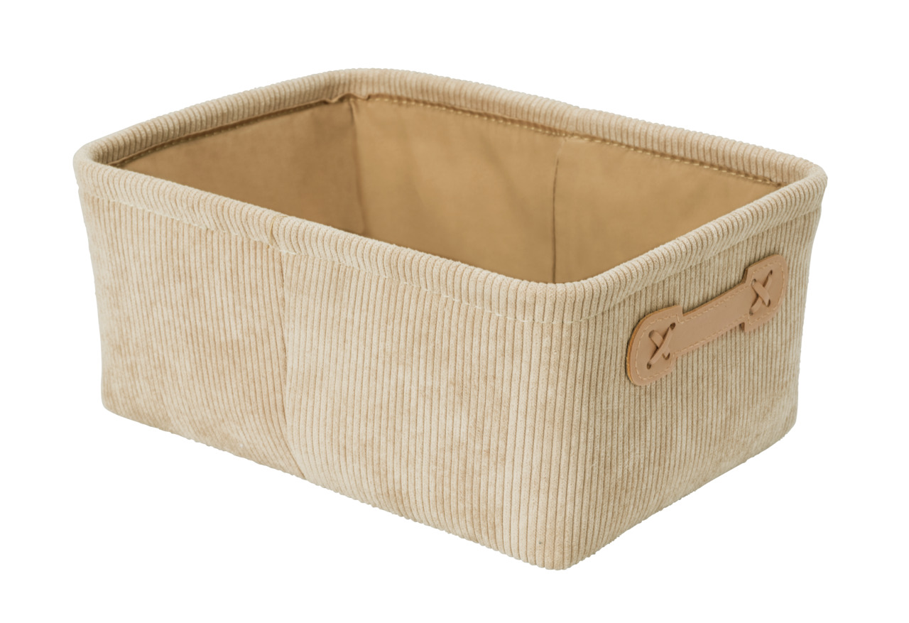 Panier de rangement velours ANELA, WENKO