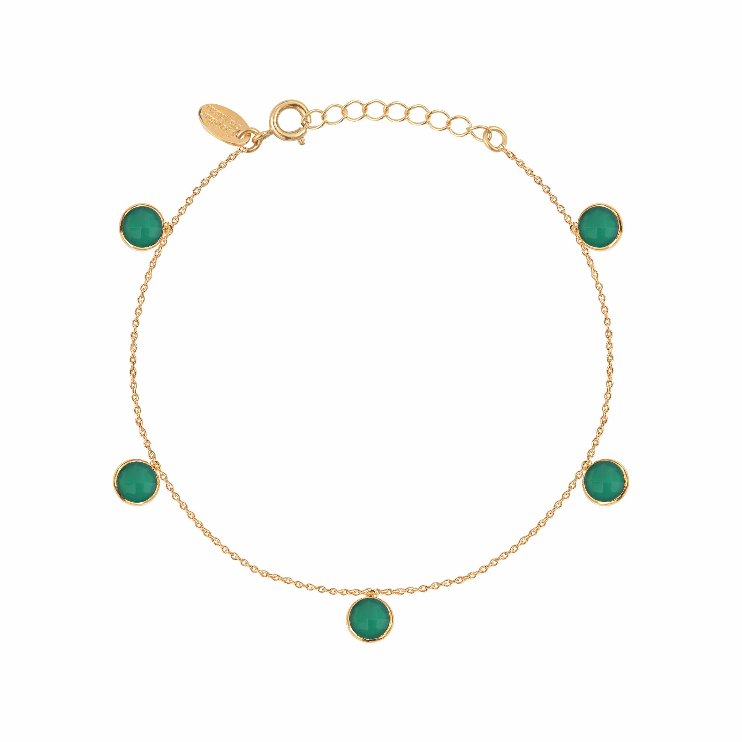 Bracelet multi moorea quartz vert, CAROLINE NAJMAN