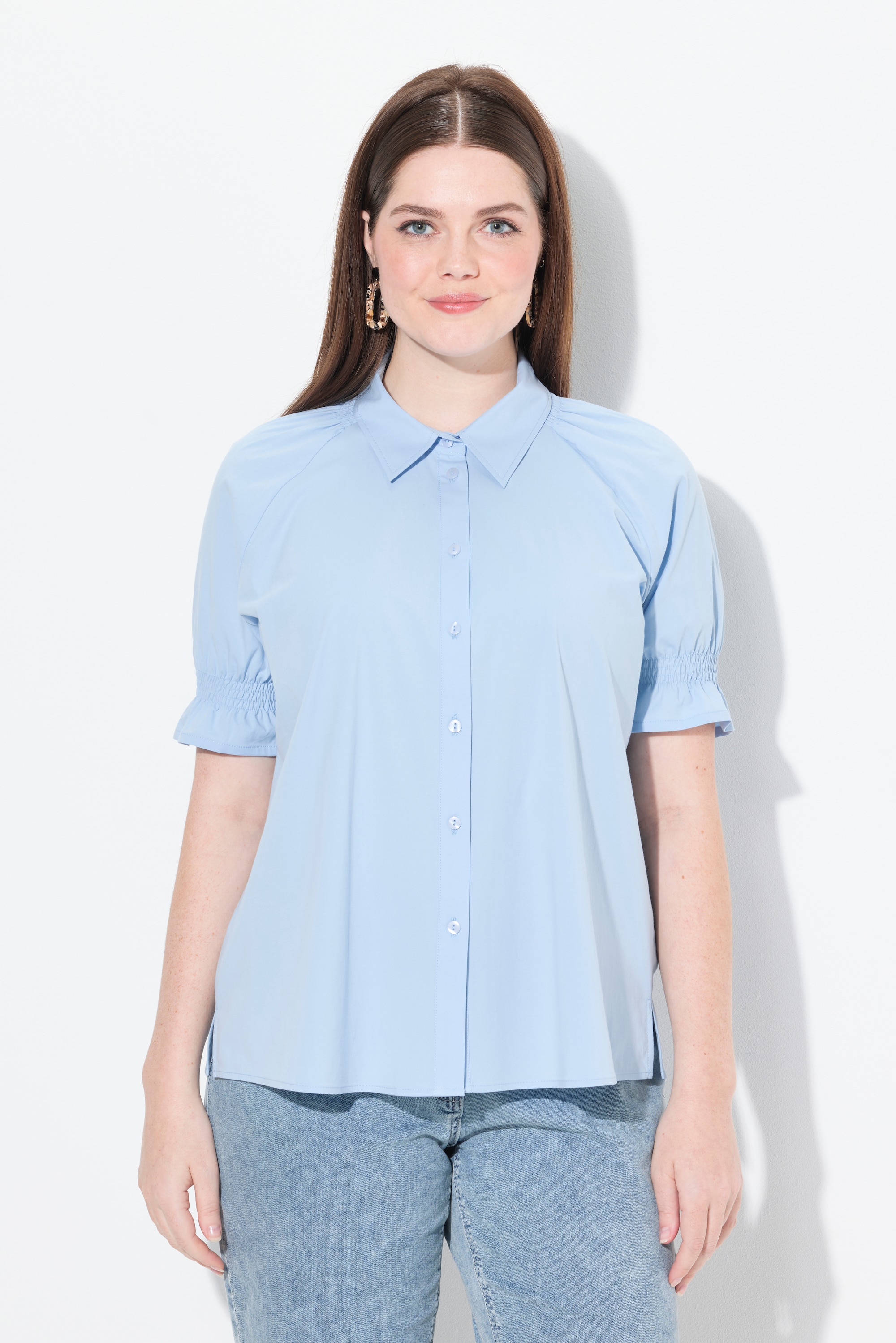 Chemisier, détails smokés, col chemise, ULLA POPKEN