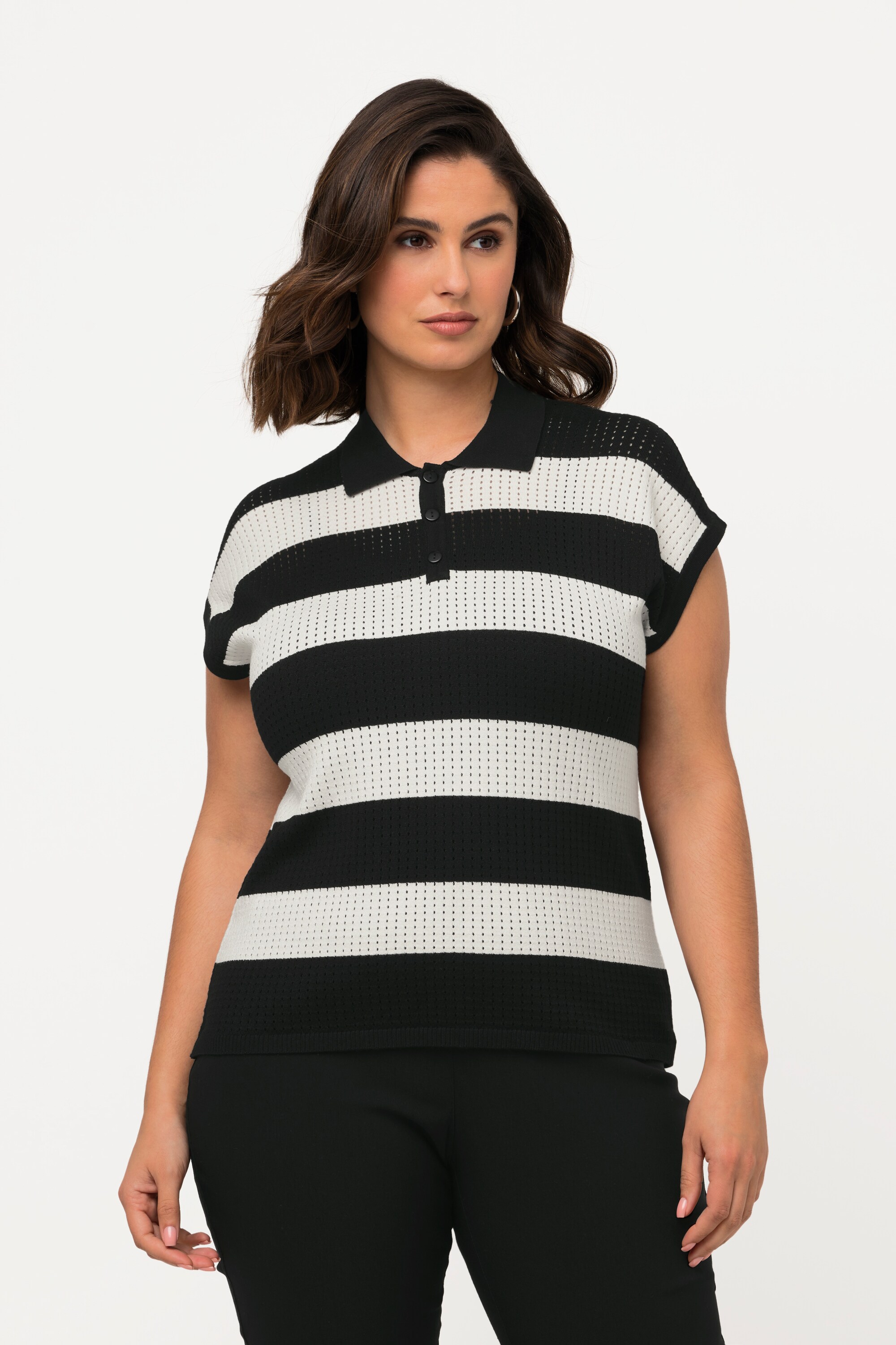 Pull sans manches à col polo, ULLA POPKEN