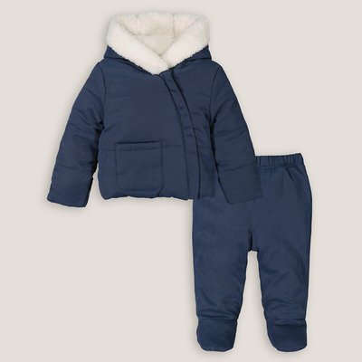 Recycled Hooded 2-Piece Pramsuit LA REDOUTE COLLECTIONS