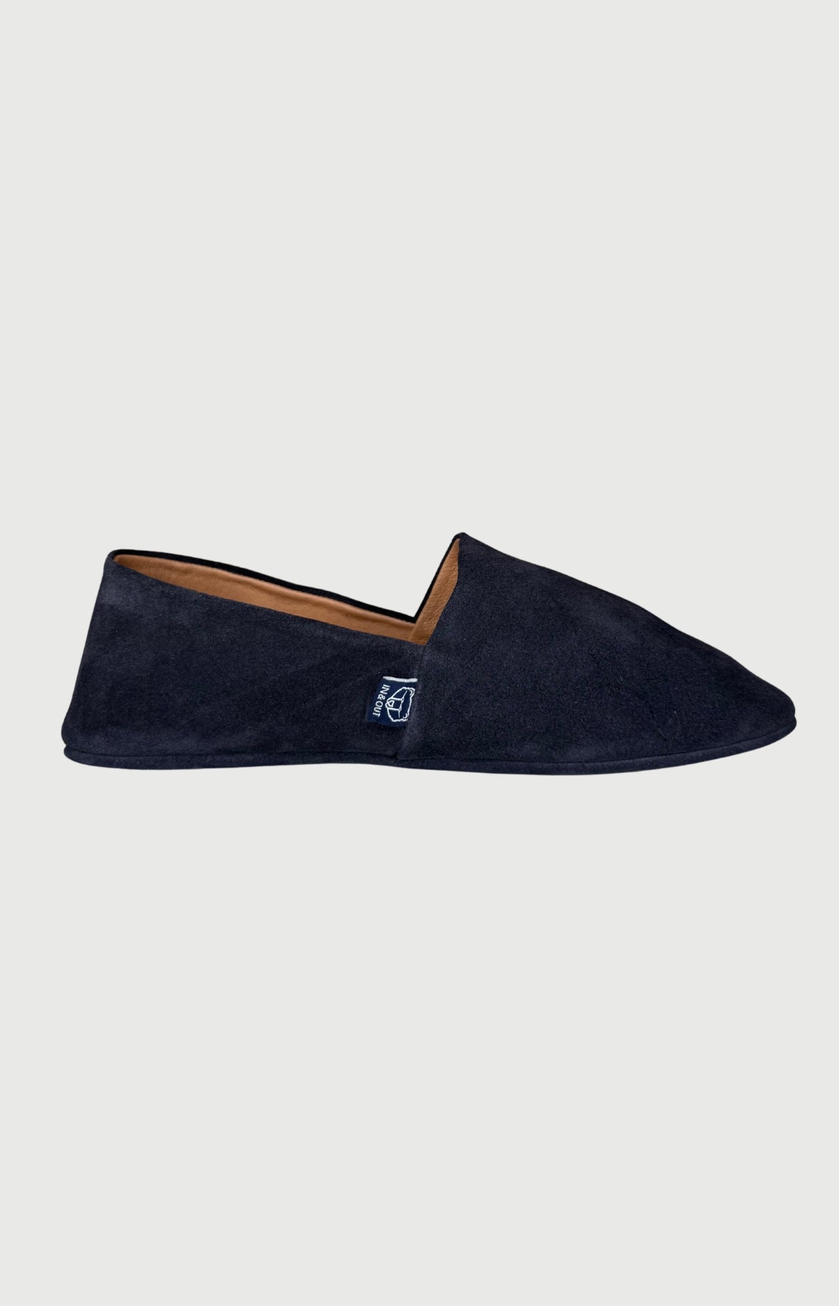 Babouches en cuir, unies, ARTHUR