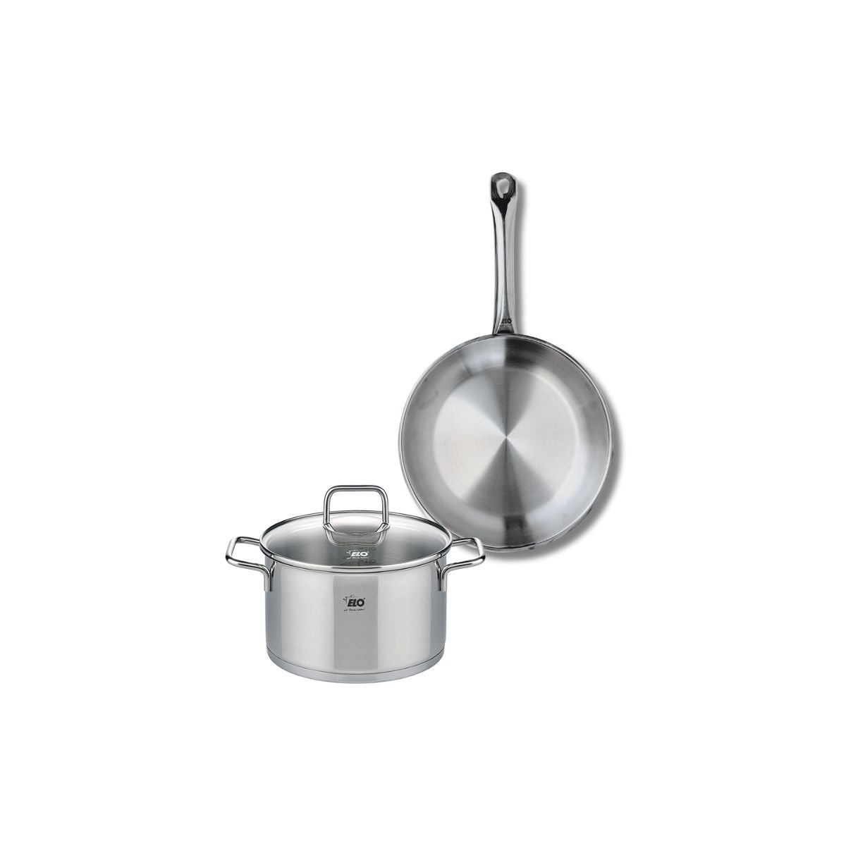 Batterie de cuisine 1 poêle 24cm + 1 faitout 20cm PROFI CITRIN, ELO