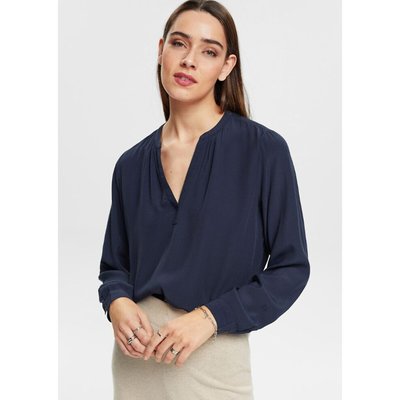 V-Neck Blouse with Long Sleeves ESPRIT