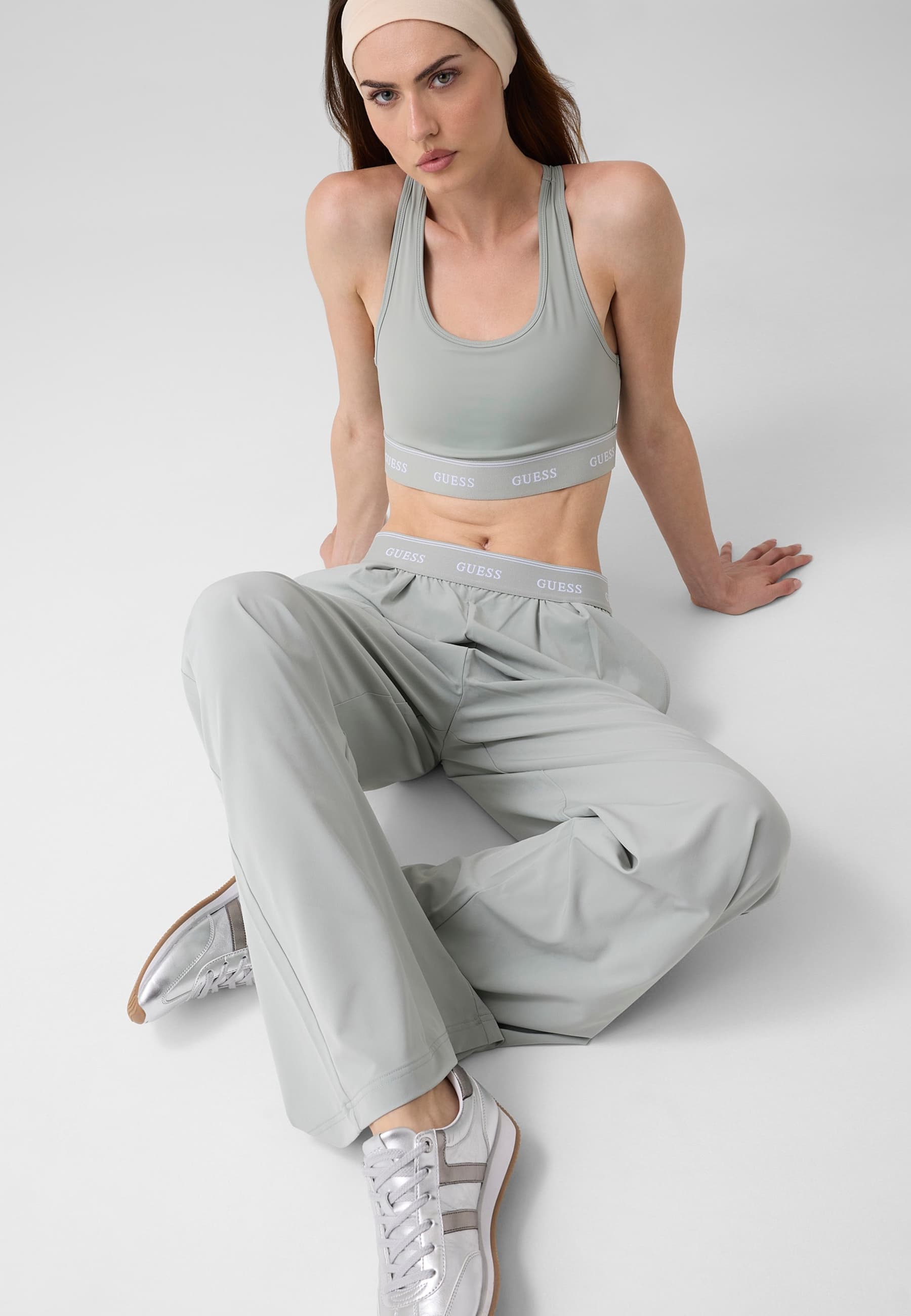 Pantalons De Survêtement À Coupe Décontractée, GUESS