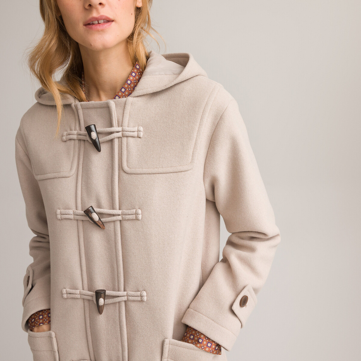 Wool Mix Duffle Coat