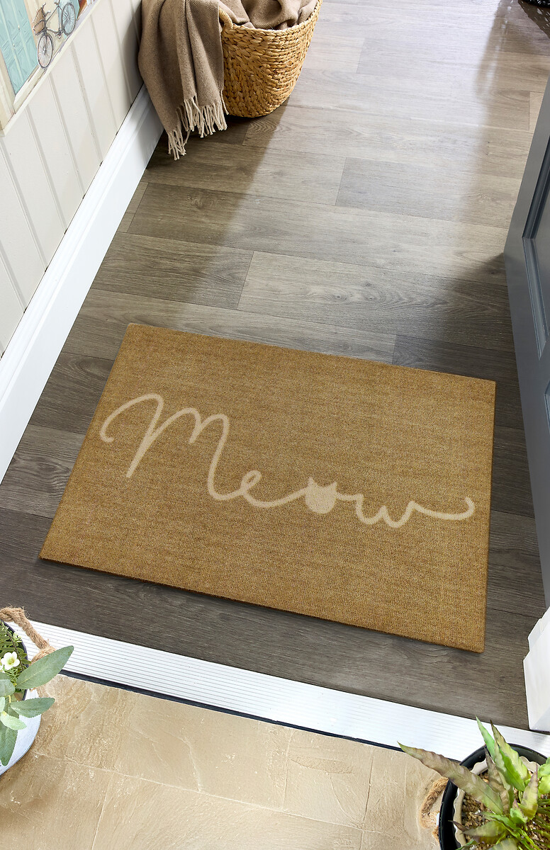 Meow Stain Resistant Pet Mat 50x75cm, HOWLER & SCRATCH