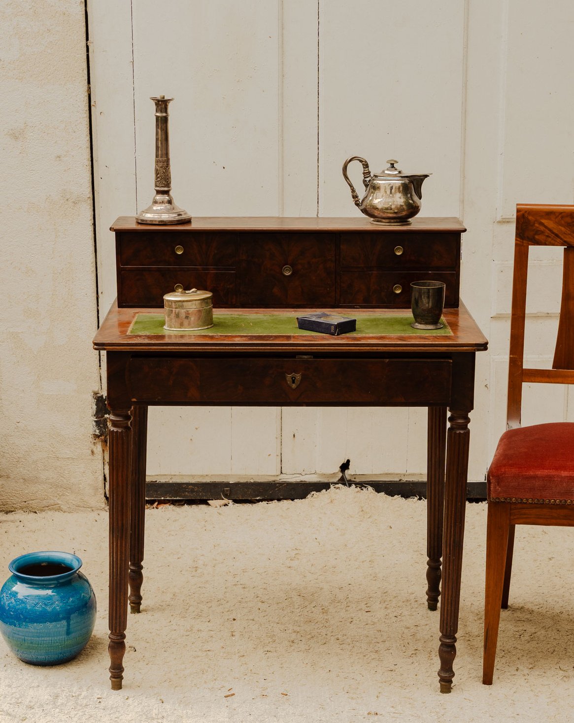 Bureau en bois Edouard N°1109 - Bon état, DEBONGOUT