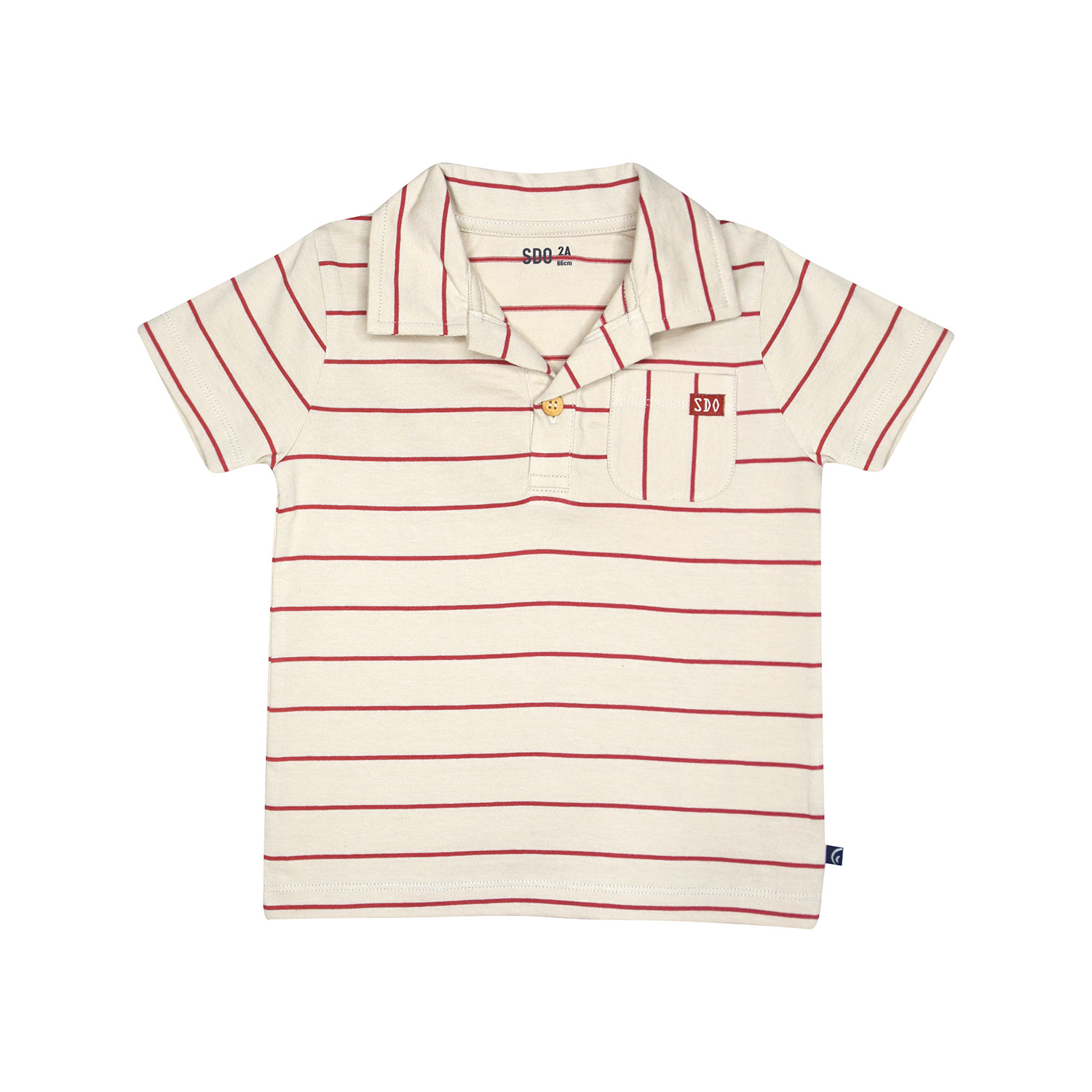 Polo neo manches courtes enfant, SUCRE D'ORGE