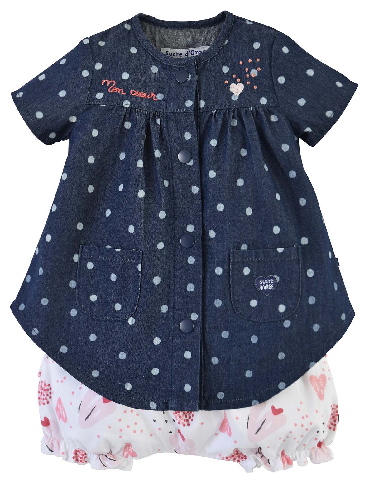 Robe + bloomer alienor, SUCRE D'ORGE