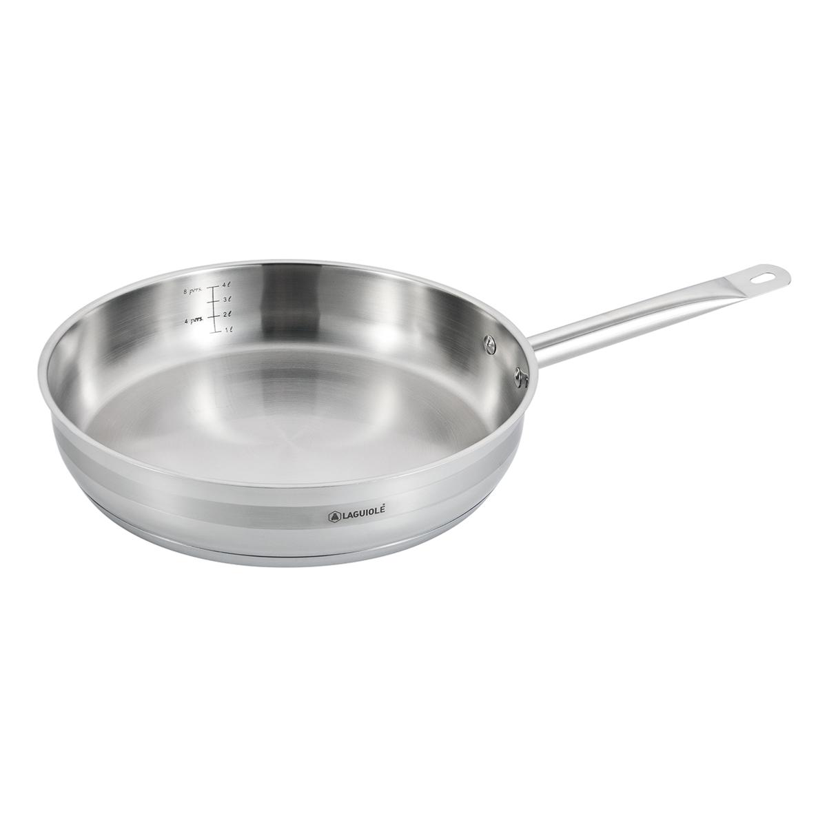 Poêle inox 32cm induction, LAGUIOLE CUISSON