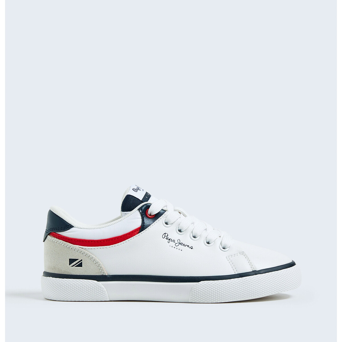 Kids kenton class trainers white Pepe 