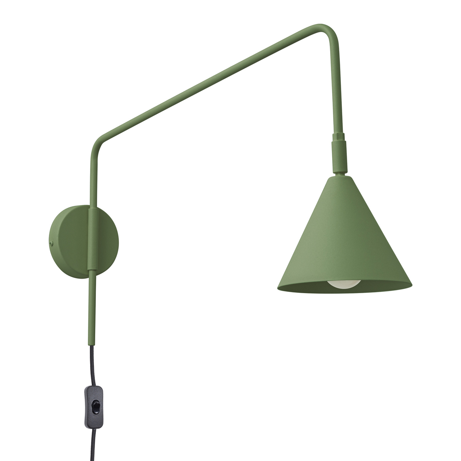 Applique murale Vert Olive E14 1 Nox, EDEN