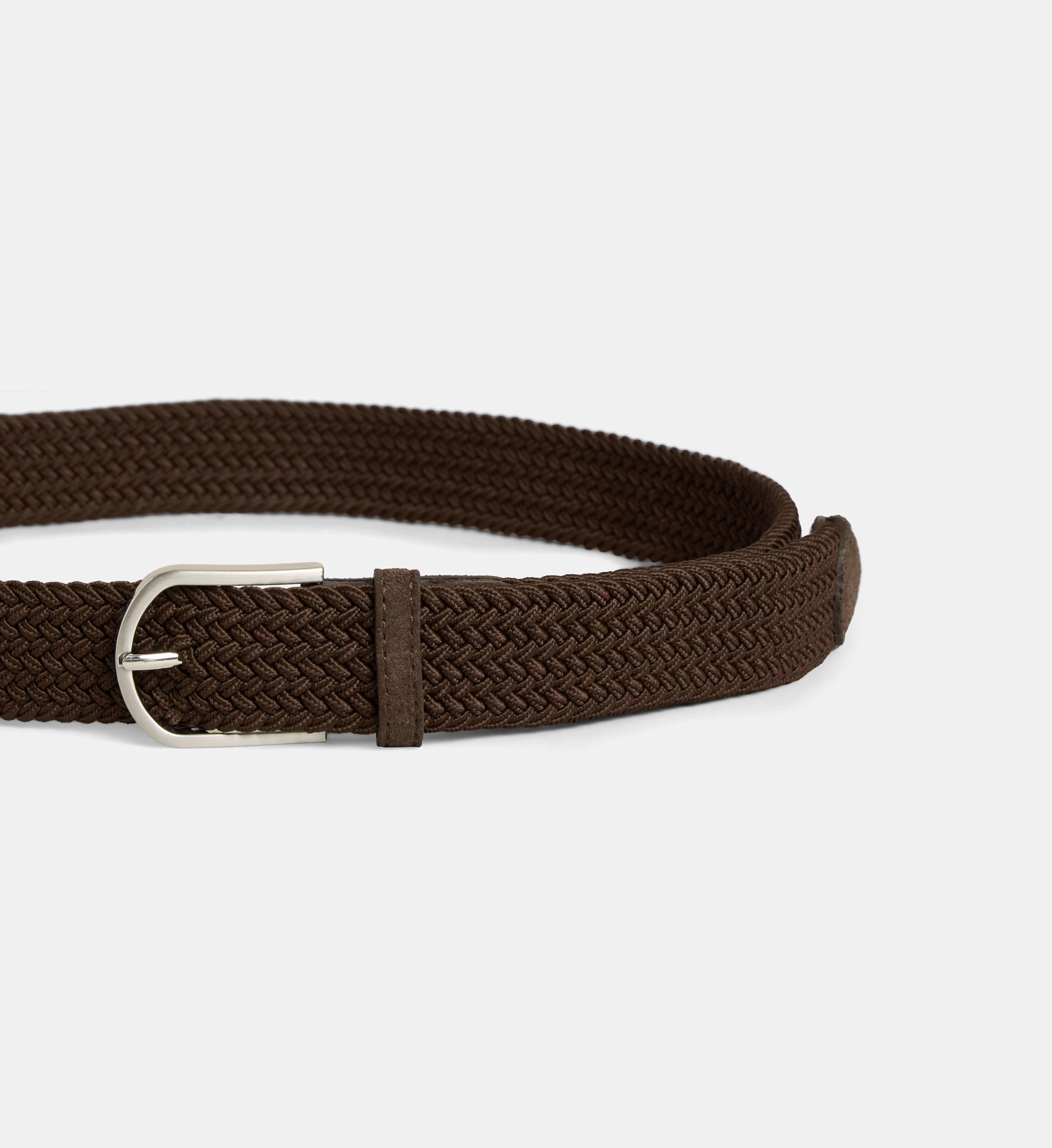 Ceinture bidio suède cordages tressés, GALERIES LAFAYETTE