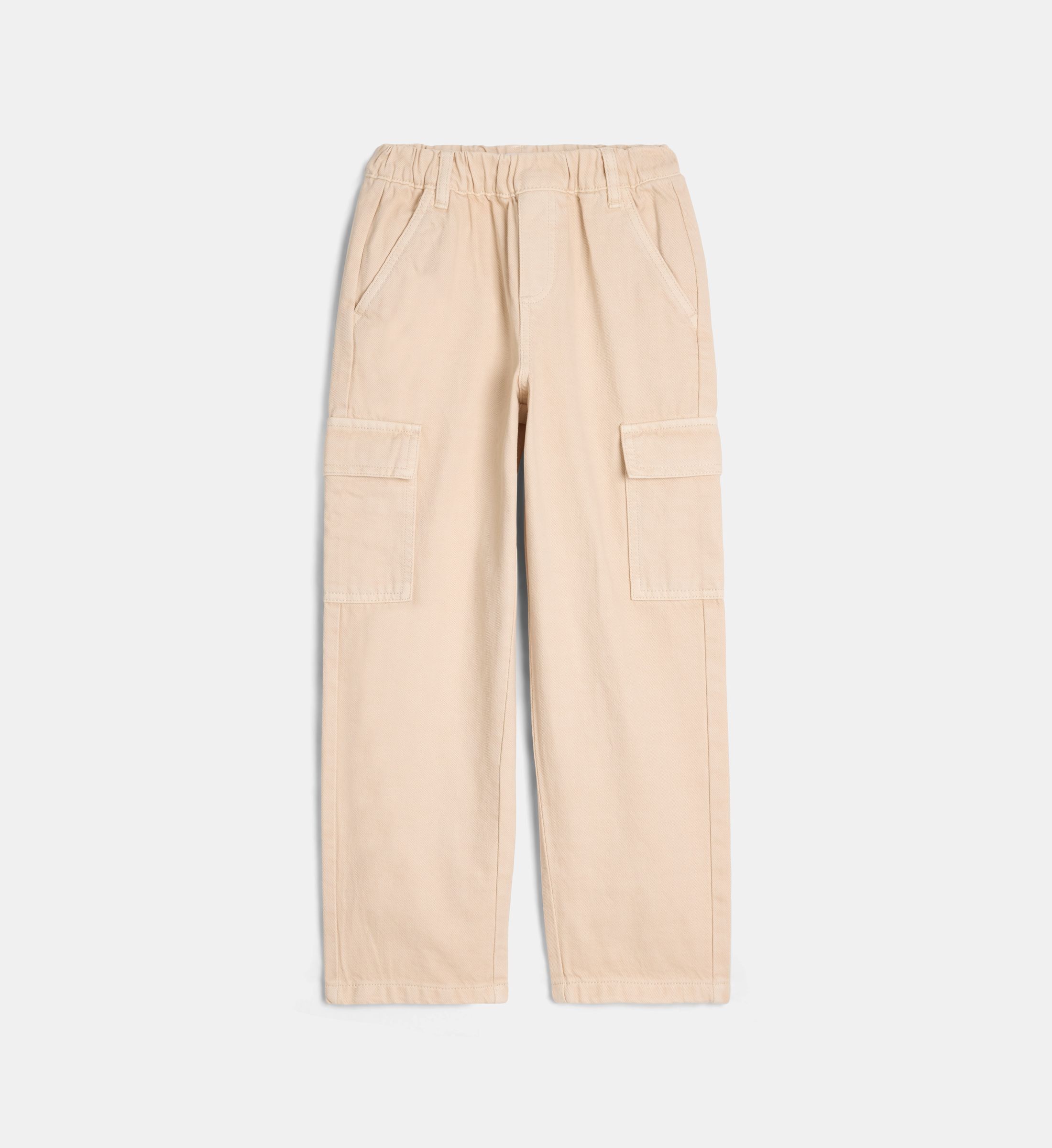 Pantalon cargo teo en twill coton bio, CADET ROUSSELLE