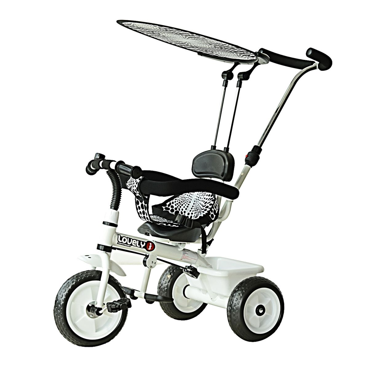 Tricycle Enfant Evolutif Blanc Homcom La Redoute