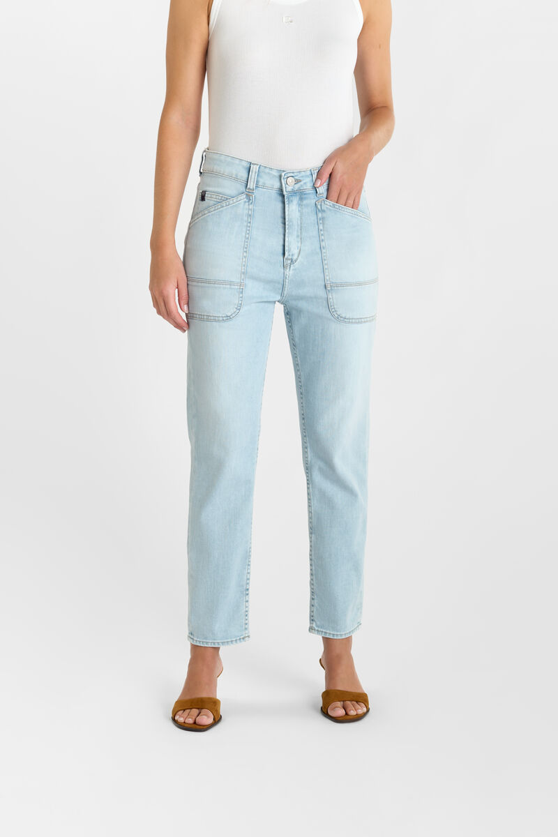 Jeans loose, large 400/60 girlfriend , 7/8ème, LE TEMPS DES CERISES