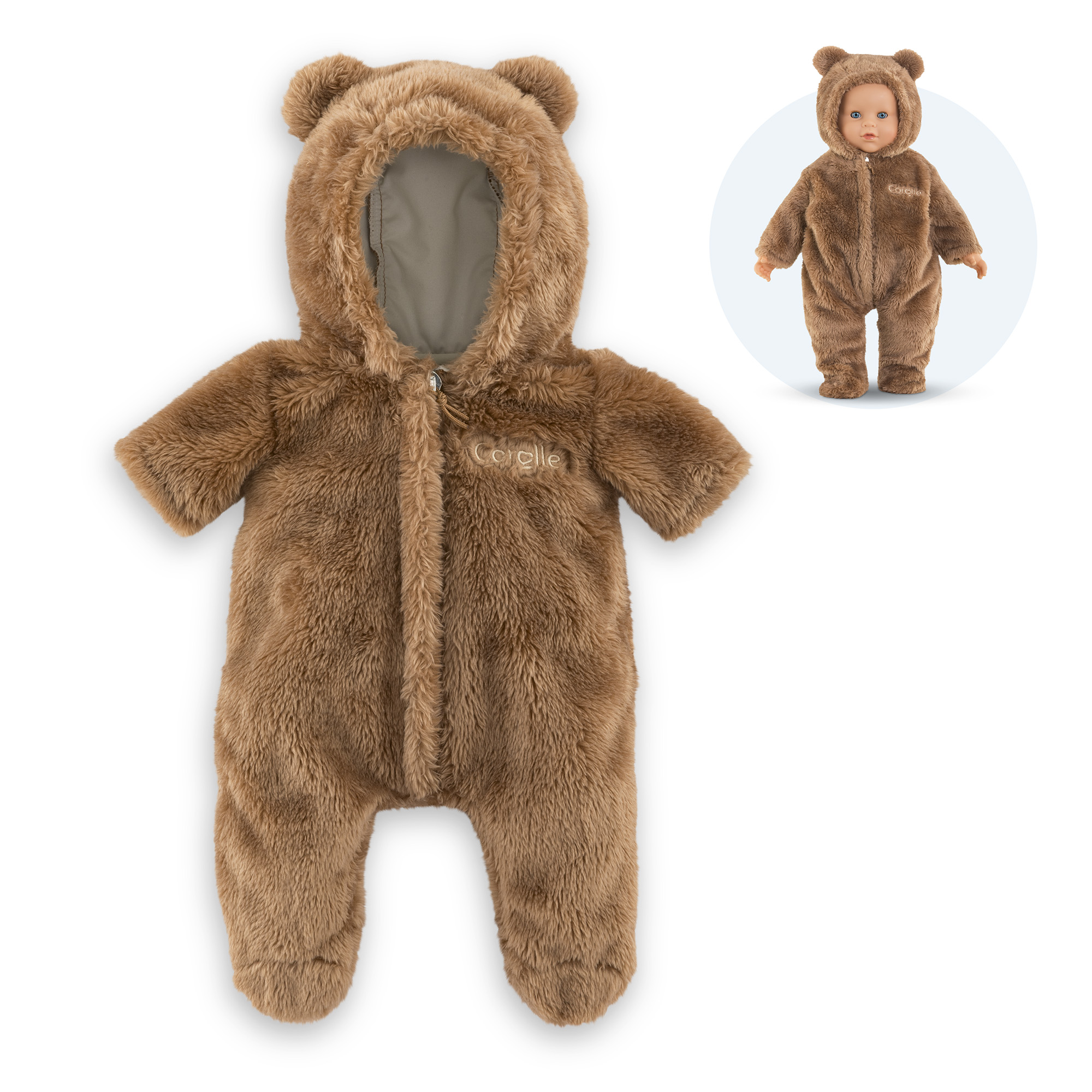 Pilote Ours Brun pour poupon 42 cm, COROLLE