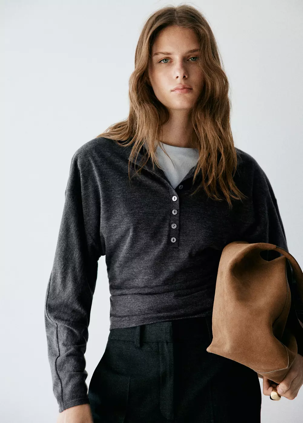 Pull en maille à boutons, MANGO