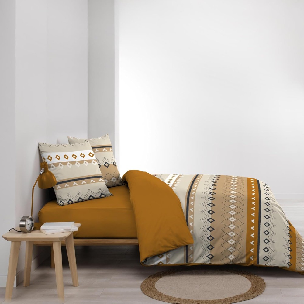 Housse de couette 240x220 + 2 taies 100% coton, DECORATIE
