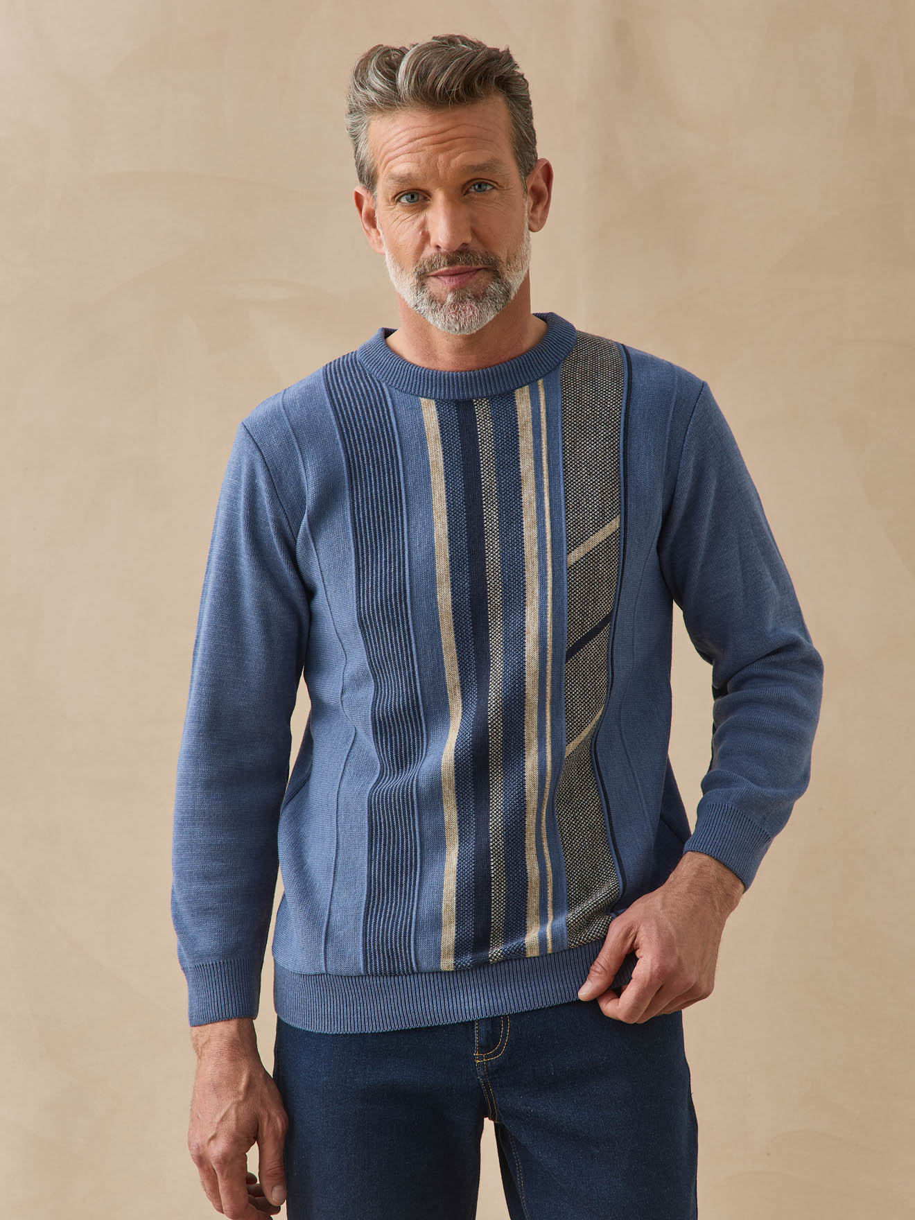 Pull classique avec laine homme, DAXON