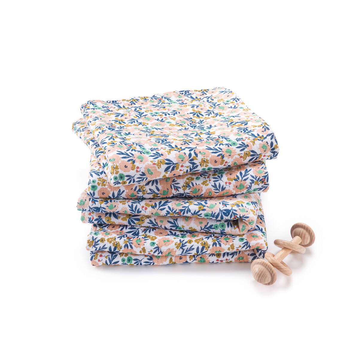 Pack of 4 Ohara Cotton Muslin Squares