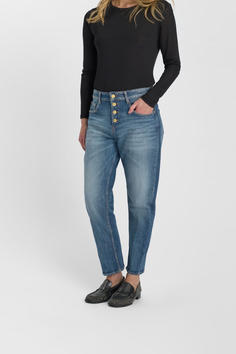 Jeans loose, large 400/60 girlfriend , 7/8ème, LE TEMPS DES CERISES