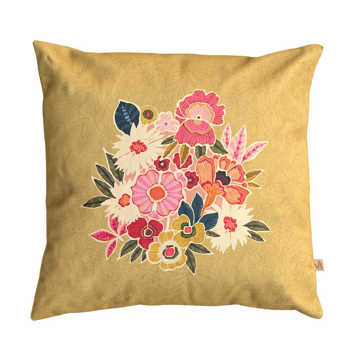 Housse de coussin extérieur, motif fleuri, KIMIKO, VENT DE BOHÈME