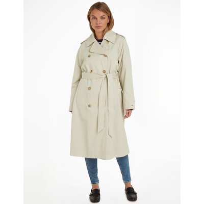 Trench long boutonné TOMMY HILFIGER