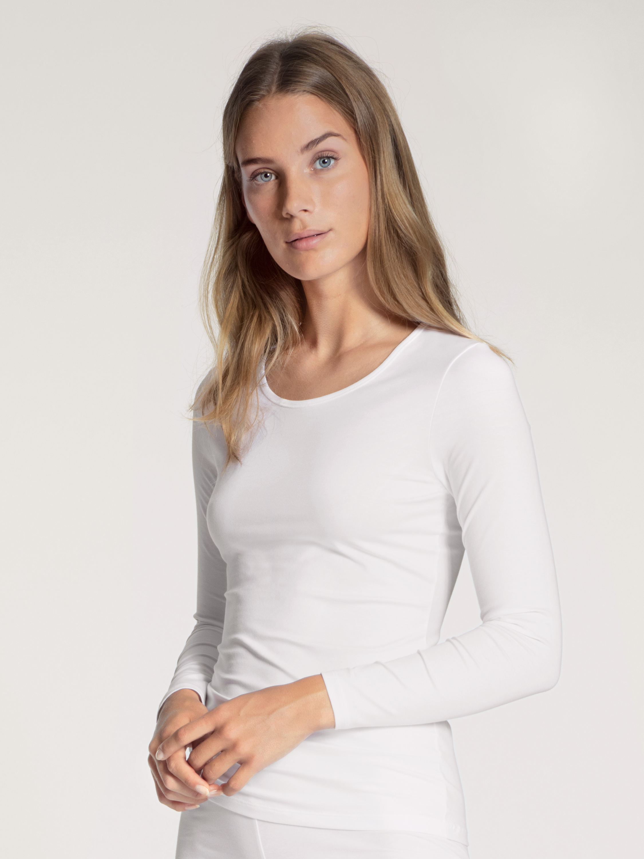T-shirt à manches longues manches longues Coton NATURAL COMFORT, CALIDA