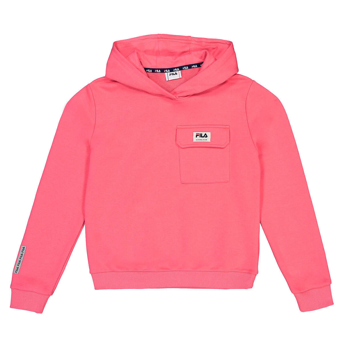 Sweatshirt mit kapuze, 9-16 jahre rosa Fila | La Redoute