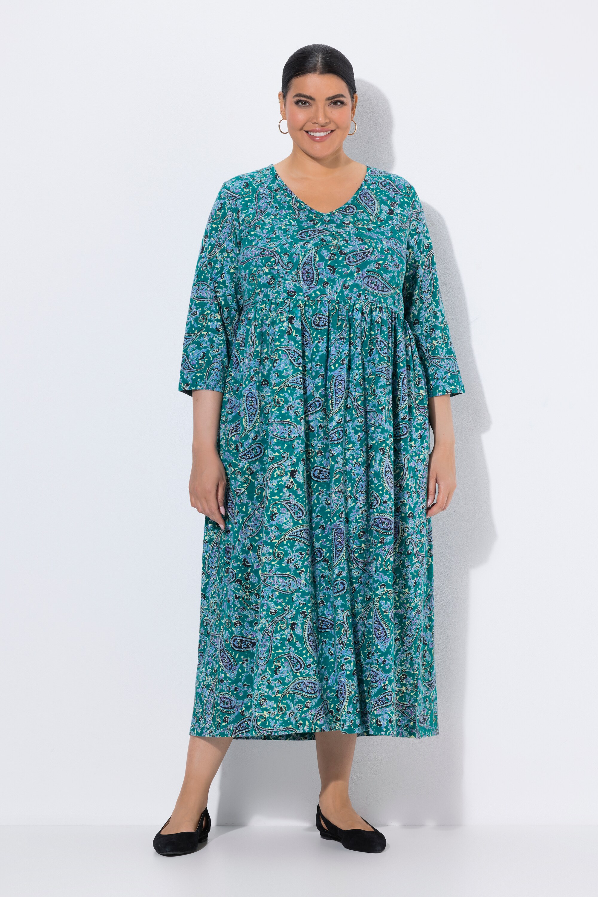 Robe en jersey motif cachemire, ULLA POPKEN