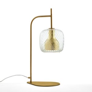 Mistinguett Brass and Chiselled Glass Table Lamp AM.PM image