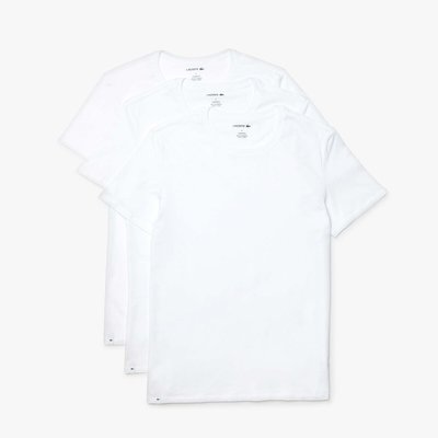 Confezione da 3 T-shirt girocollo in cotone LACOSTE