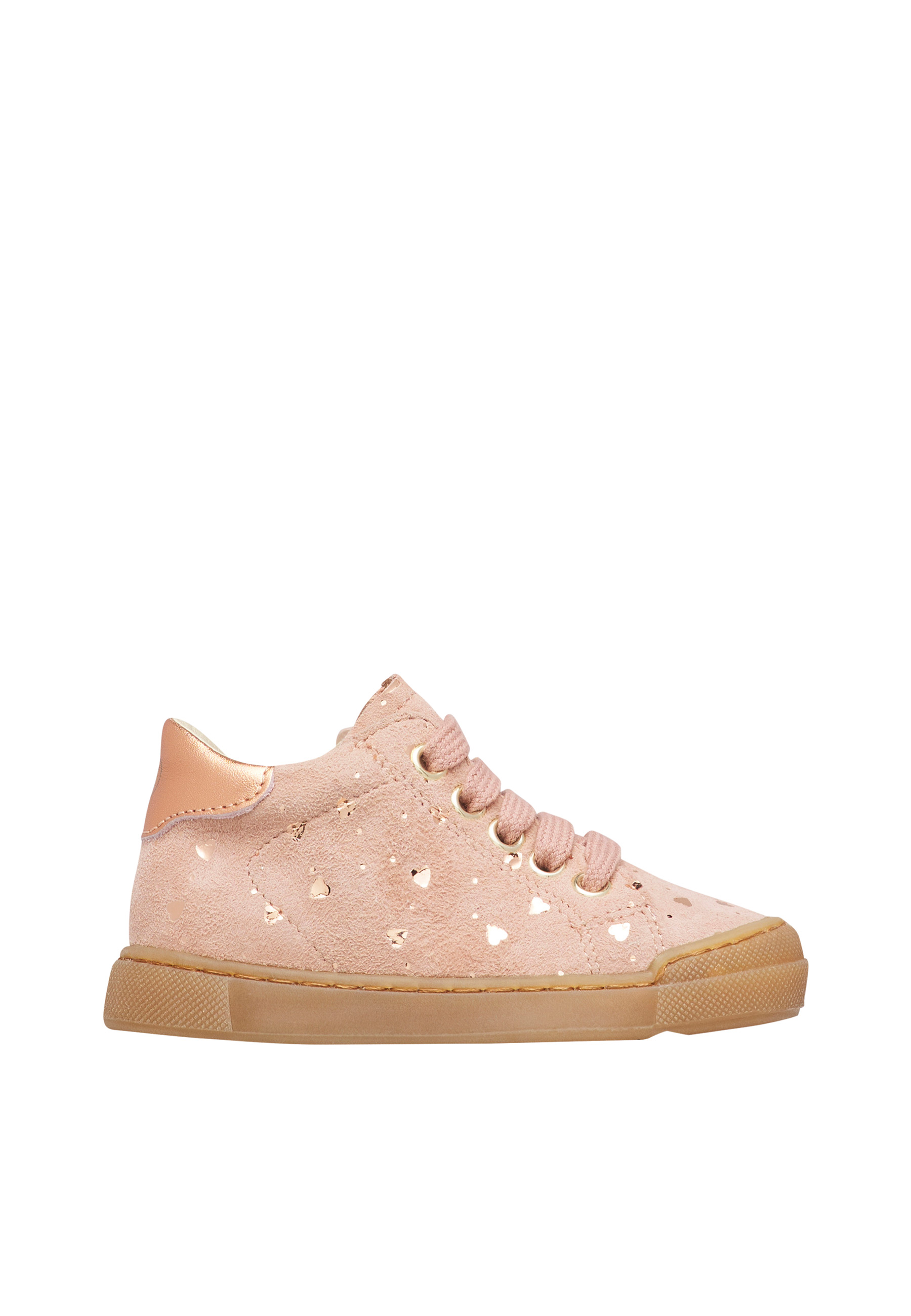 Sneakers en daim avec des papillons EINDHOVEN HIGH ZIP, NATURINO