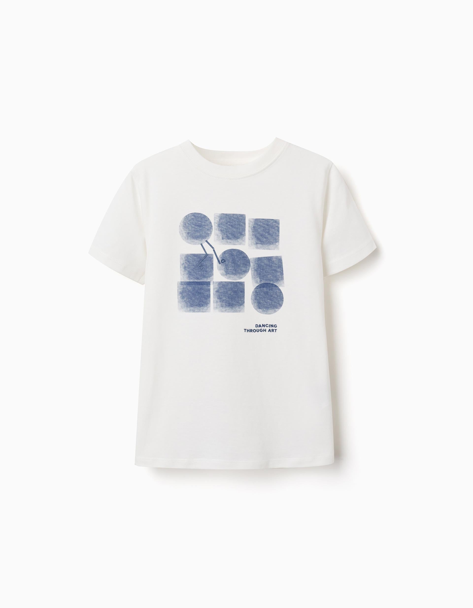 T-shirt en coton avec imprimé formes, ZIPPY