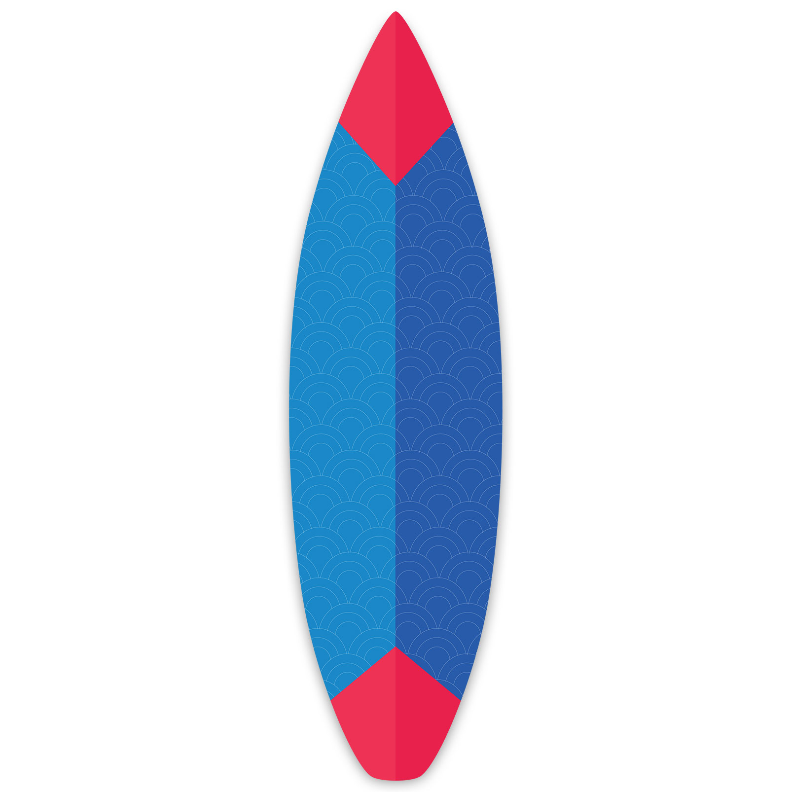 Planche de surf décorative blue lagoon, HEXOA
