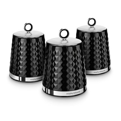 Set of 3 Dimensions Canisters MORPHY RICHARDS