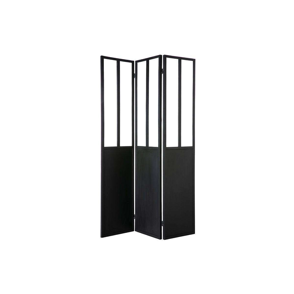 verriere atelier industrielle en metal et verre 3 vantaux rack