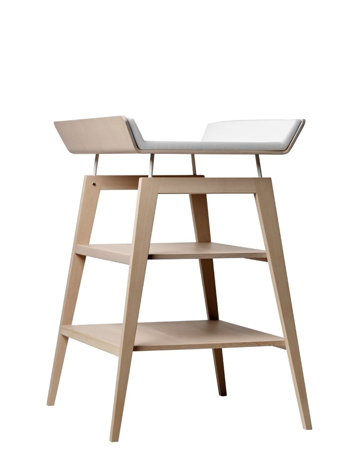 Table à langer avec matelas Linea bois de hêtre Naturel, LEANDER