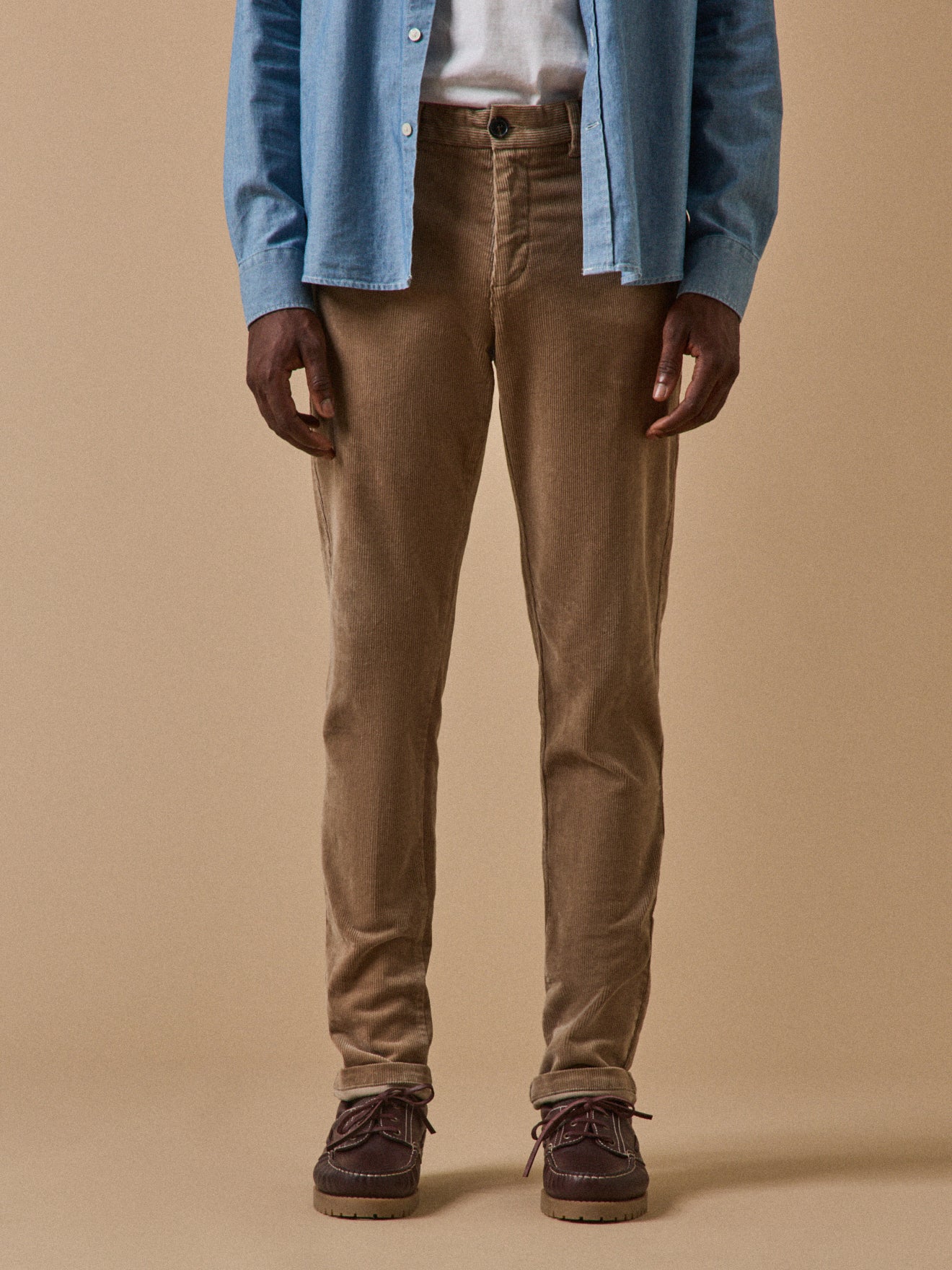 Chino velours regular, CYRILLUS