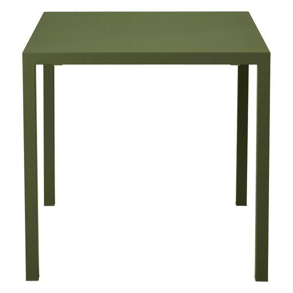 Table repas carré outdoor 80cm métal, ZAGO