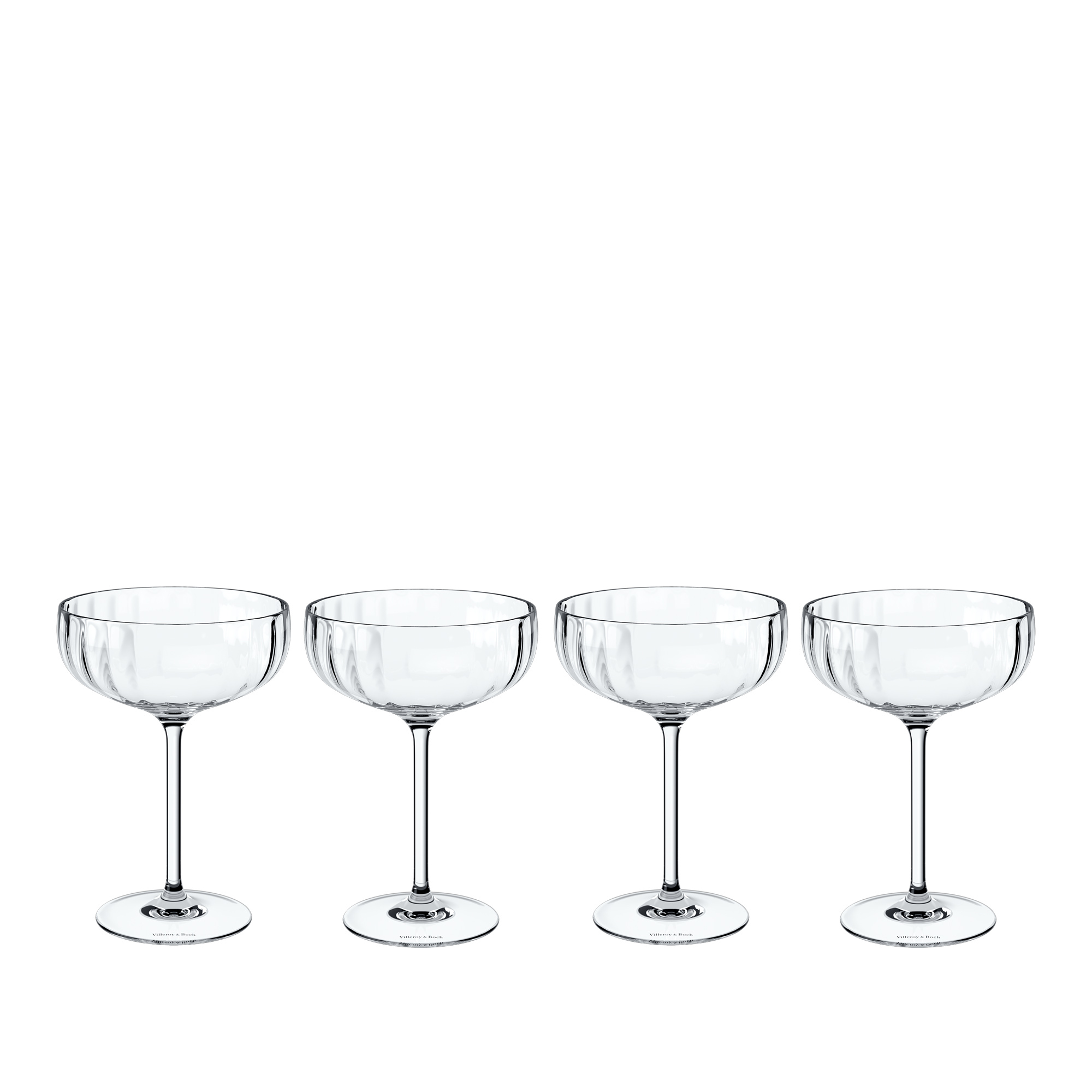 Coupe À Mousseux Et Champagne, 4 Pièces ROSE GARDEN, VILLEROY & BOCH