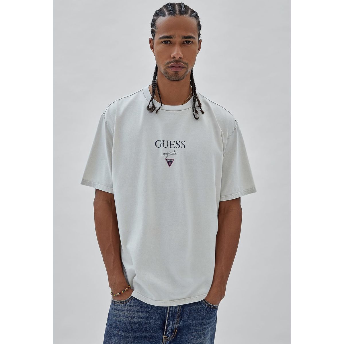 Guess t sales shirt homme