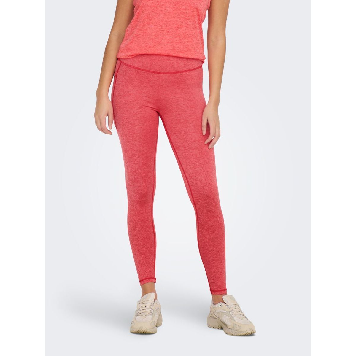 ONLY Play ONPIVY TRAIN - Leggings - sun kissed coral/coral