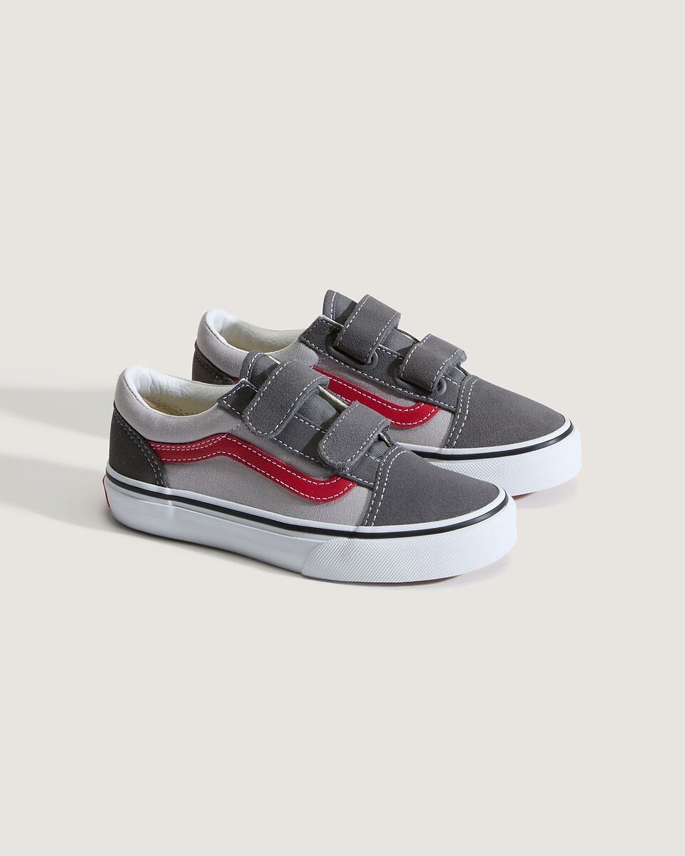 Kids TD Old Skool V Low Top Touch 'n' Close Trainers, VANS