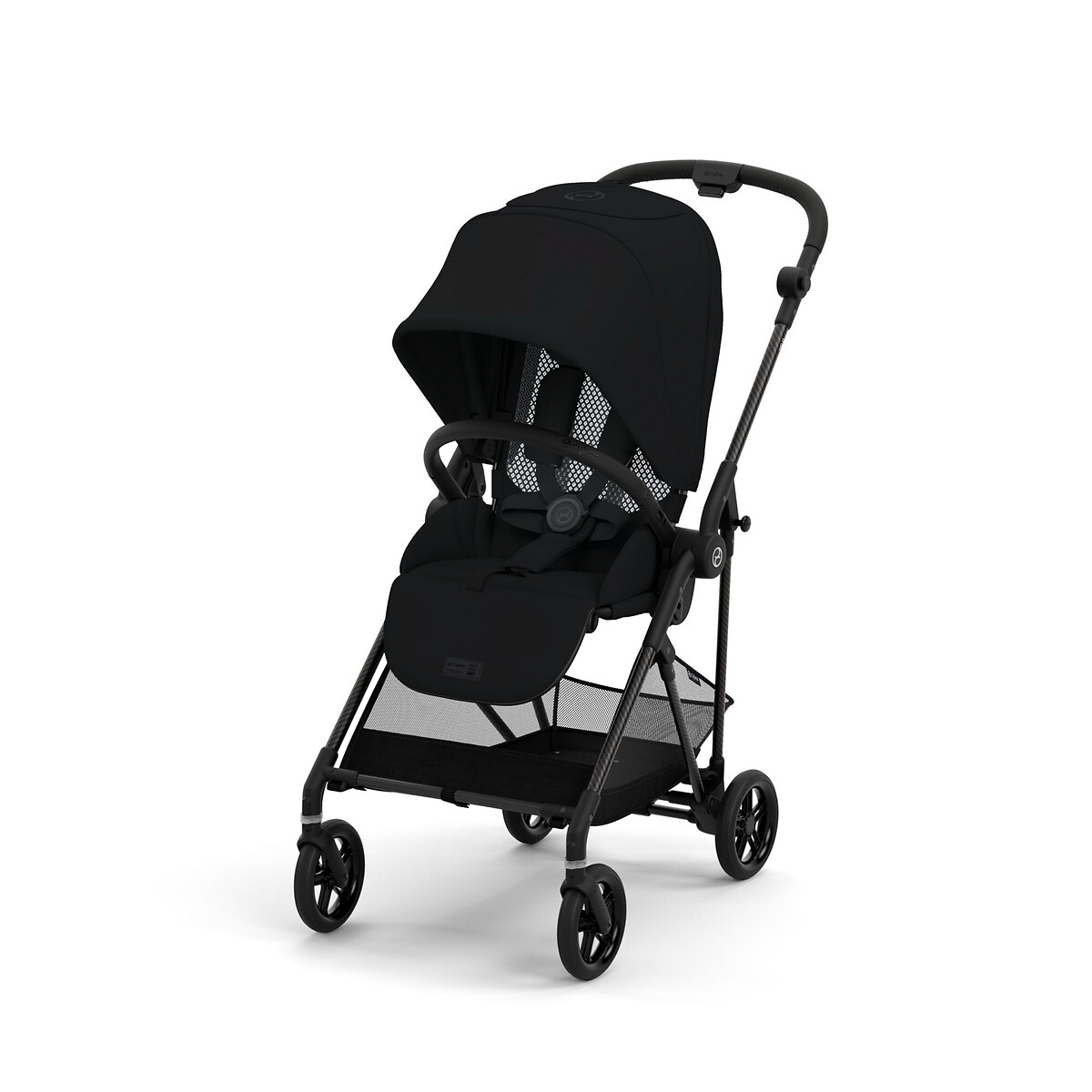 Poussette compacte citadine melio carbon Cybex noir La Redoute