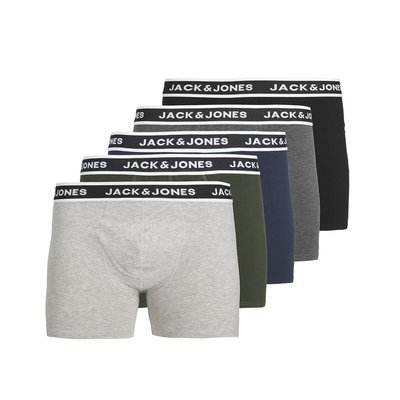5er-Pack Boxerpants, unifarben JACK & JONES
